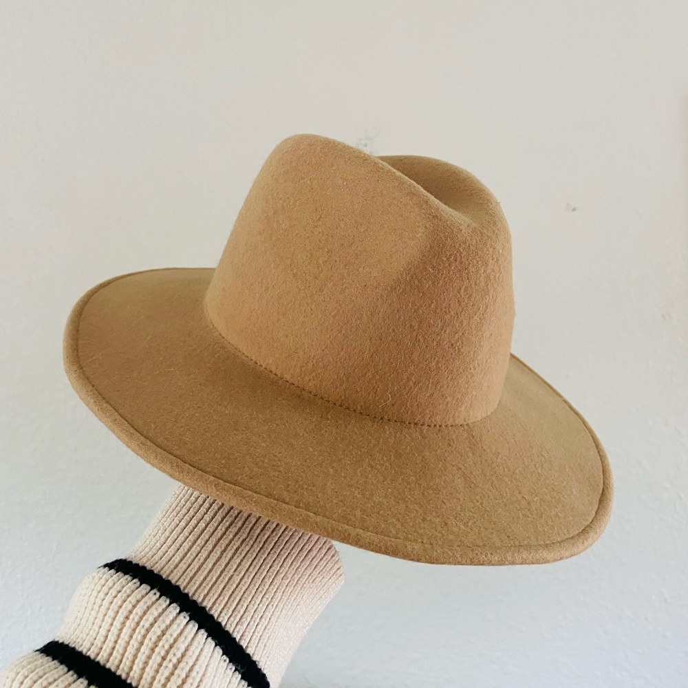 Free People Tan Felt Rancher hat